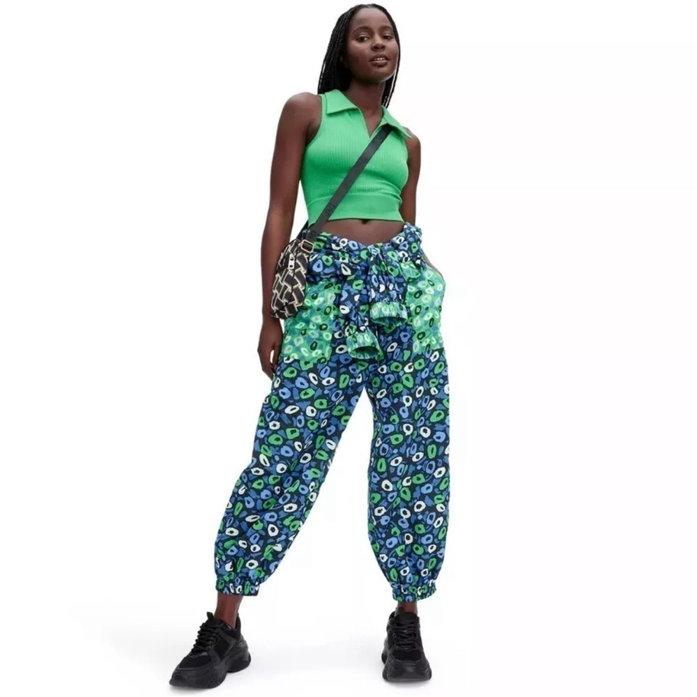 Diane von Furstenberg X Target Women's Nylon Jazz Green Sports Jumpsuit XS - Picture 4 of 14
